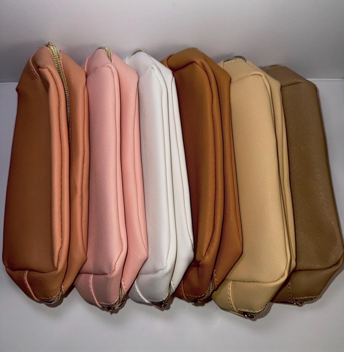 Medium Cosmetics Bag for Women With or Without Personalized Letter Patch