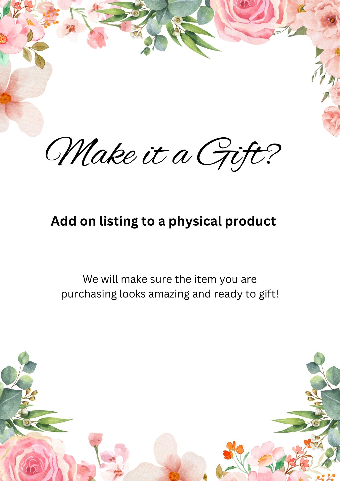 Make It A Gift “Add-On” Build Your Own Gift Box
