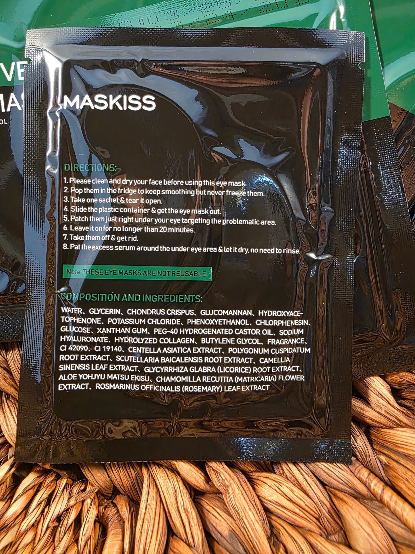 Aloe Vera Eye Mask Add-On – Soothe, De-Puff, Repeat