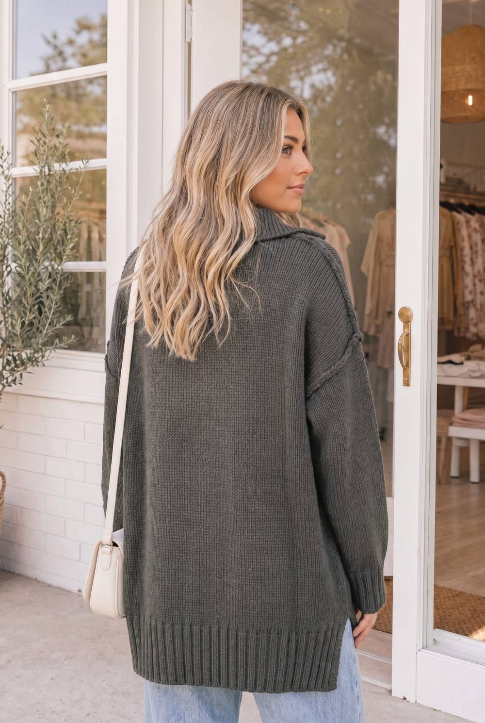 The After Hours Collared Sweater