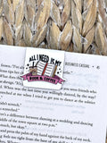 All I Need is Books and Coffee | Magnetic Bookmark