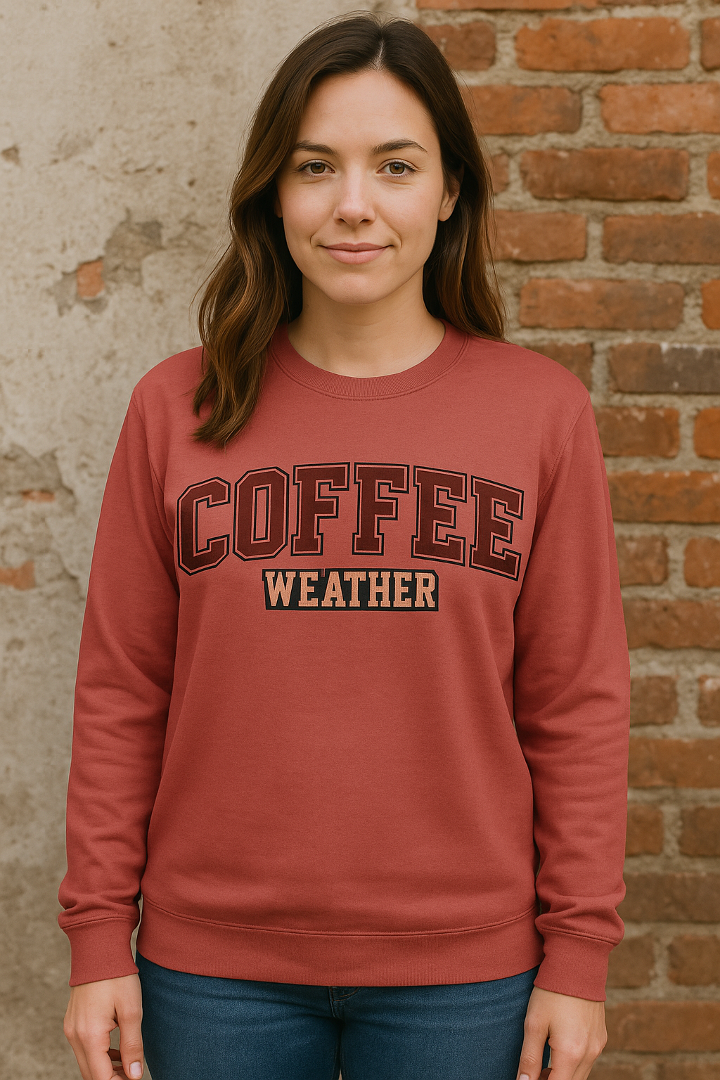 Coffee Weather Comfort Colors Long Sleeve Tee