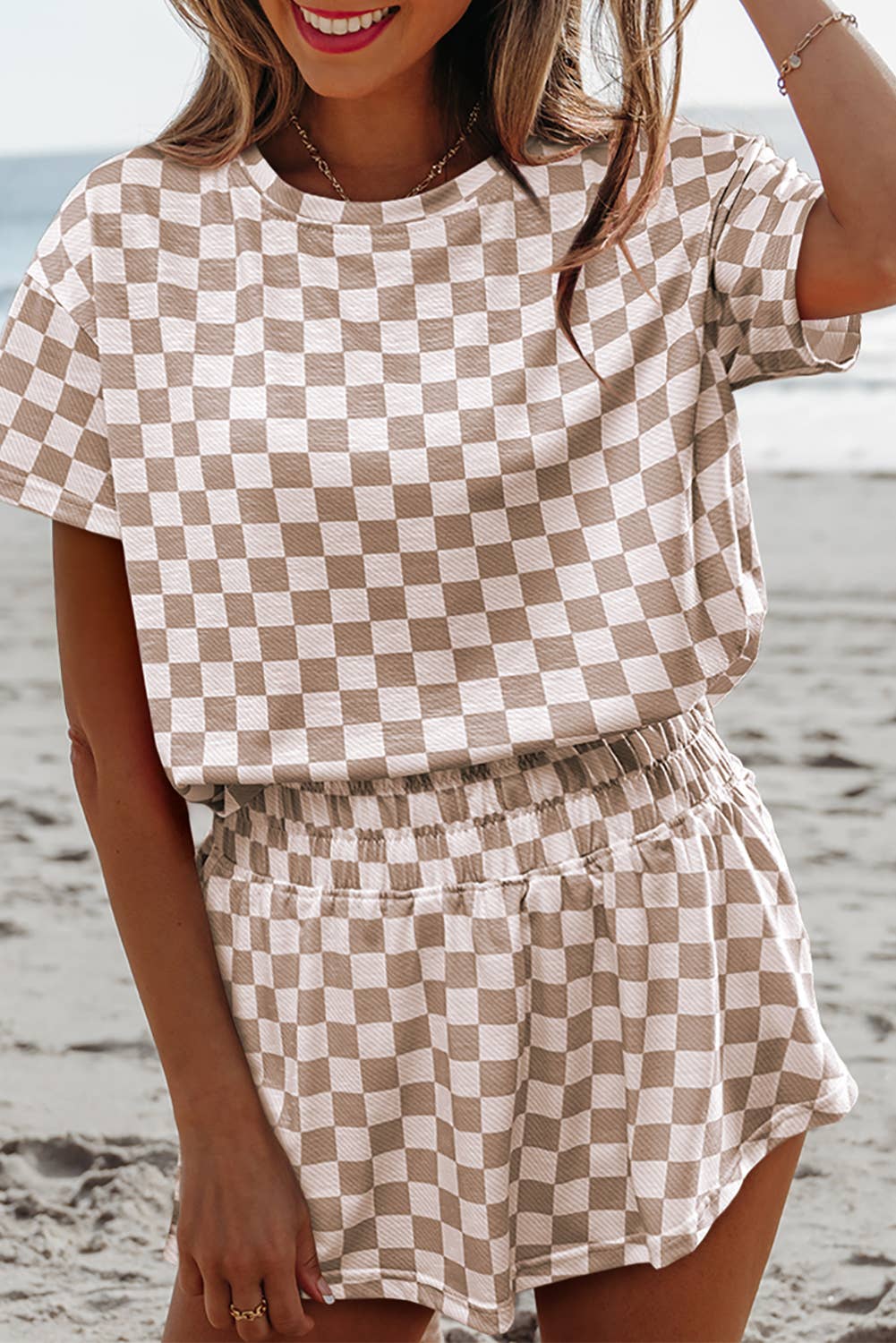 Coastal Check Lounge Set
