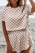 Coastal Check Lounge Set