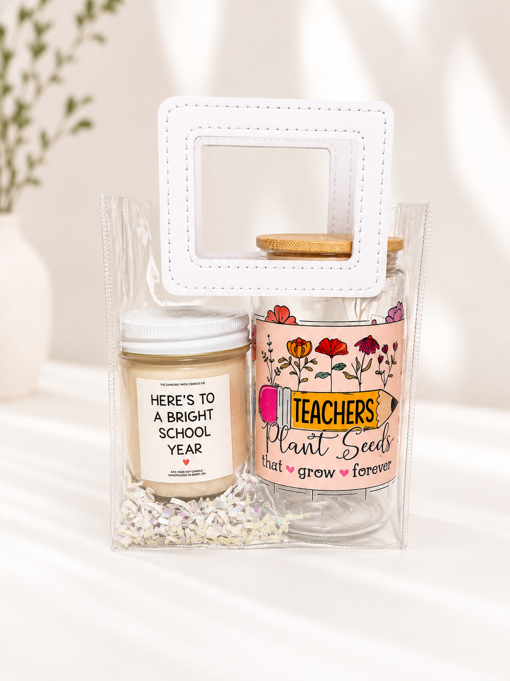 Teacher Gift Tote – “Here’s to a Bright School Year”