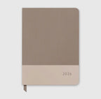 2026 Desert Taupe Large Dual-Textured Planner