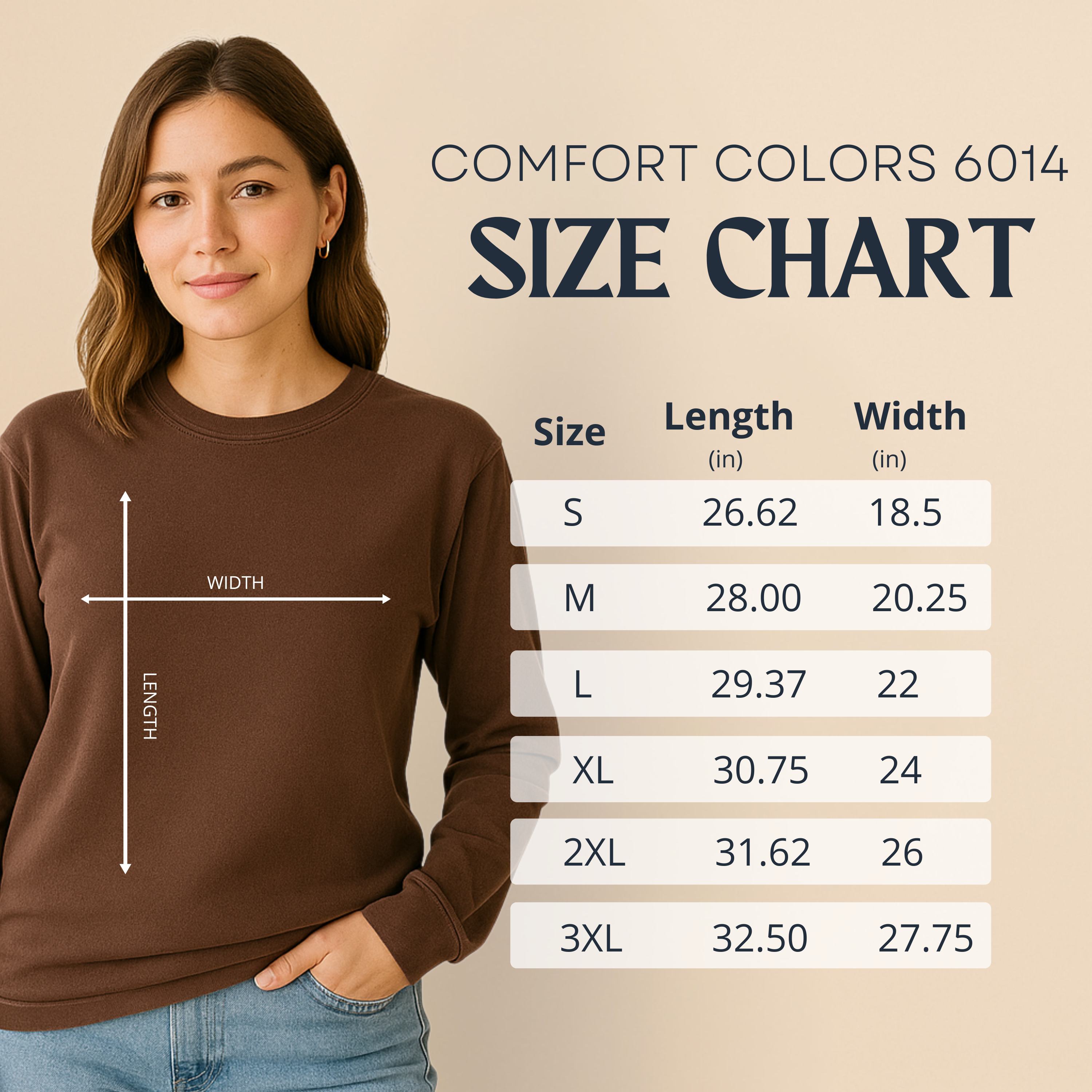 Coffee Weather Comfort Colors Long Sleeve Tee