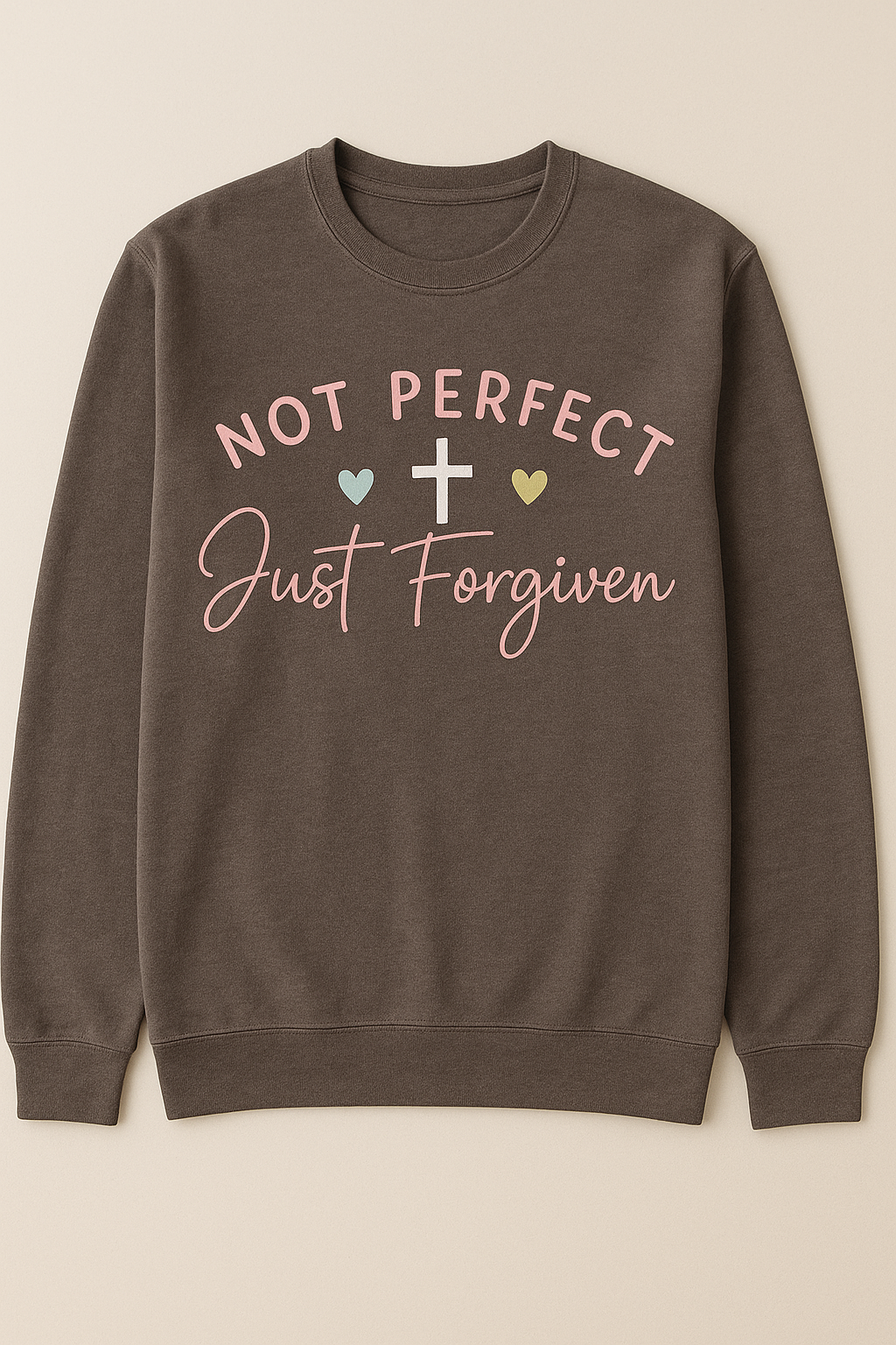 Not Perfect, Just Forgiven Comfort Colors Long Sleeve