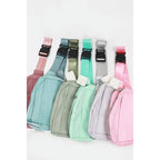 Natural Color Crossbody Belt Bag