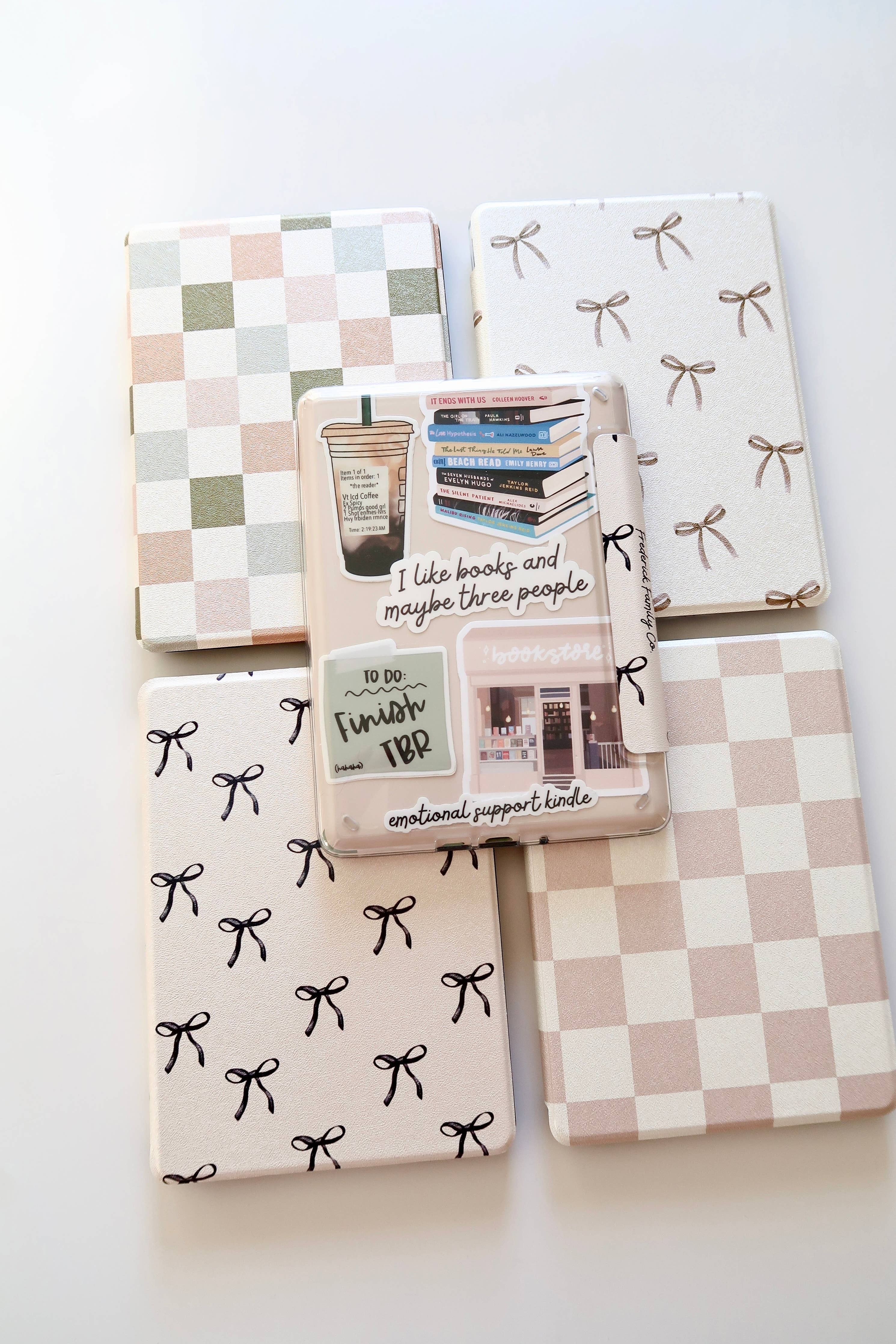 Kindle Case Clear & Printed Back with Hand Strap
