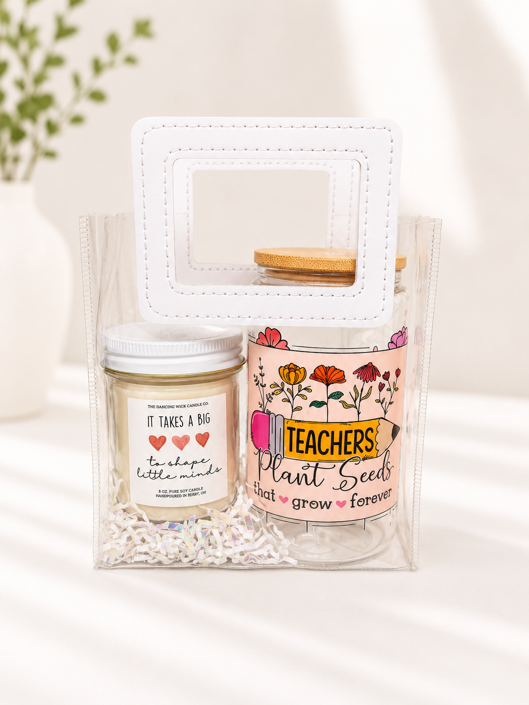Teacher Gift Tote – “It Takes a Big Heart”