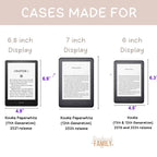 Kindle Case Clear & Printed Back with Hand Strap