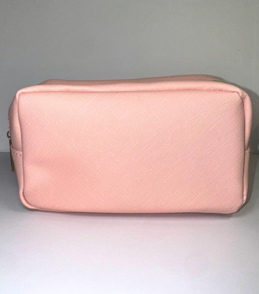 Medium Cosmetics Bag for Women With or Without Personalized Letter Patch