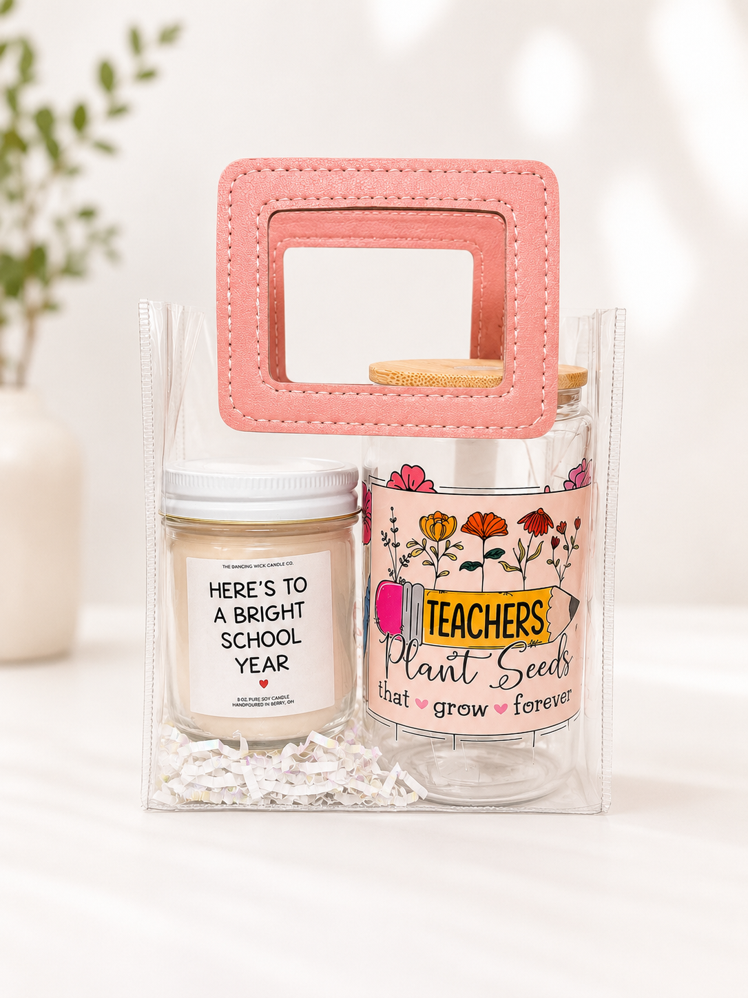 Teacher Gift Tote – “Here’s to a Bright School Year”