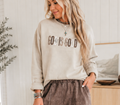 God Is Good Embroidered Cozy Crewneck