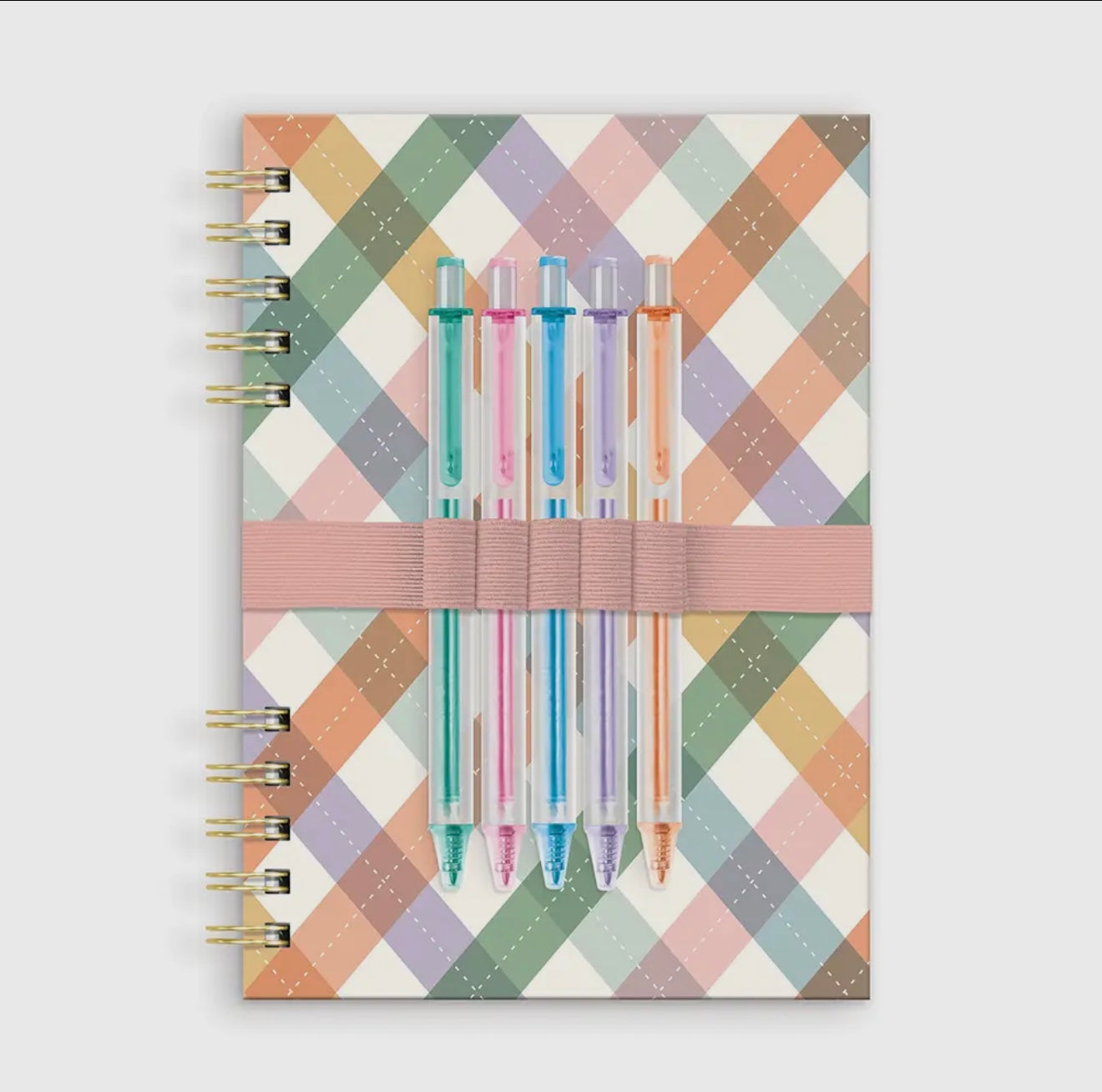As If Argyle Harper Split-Spiral Notebook
& Pen Set