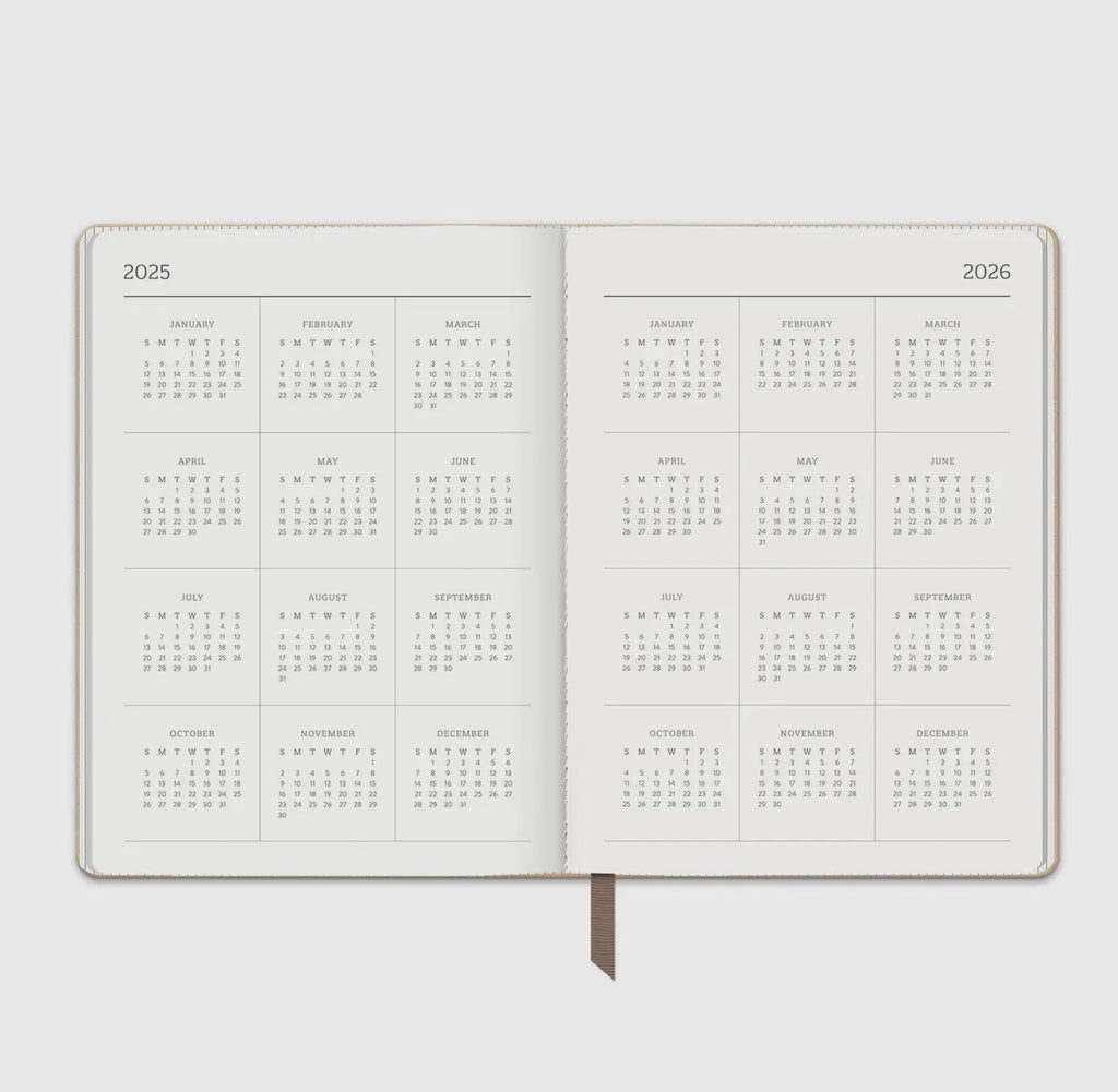 2026 Desert Taupe Large Dual-Textured Planner