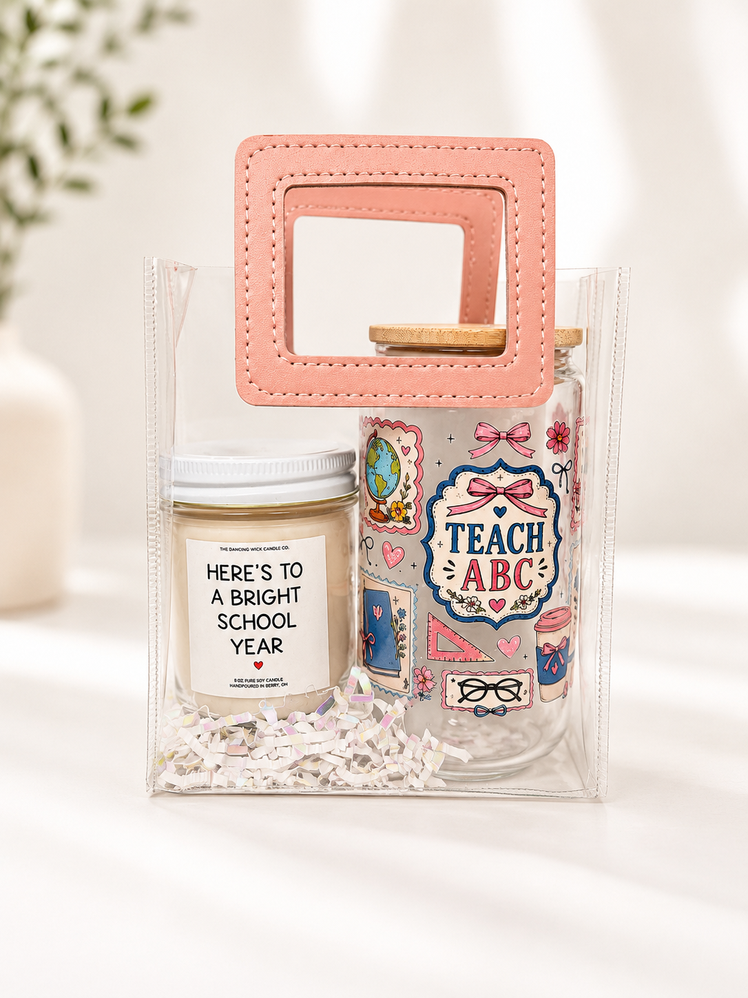 Teacher Gift Tote – “Here’s to a Bright School Year”
