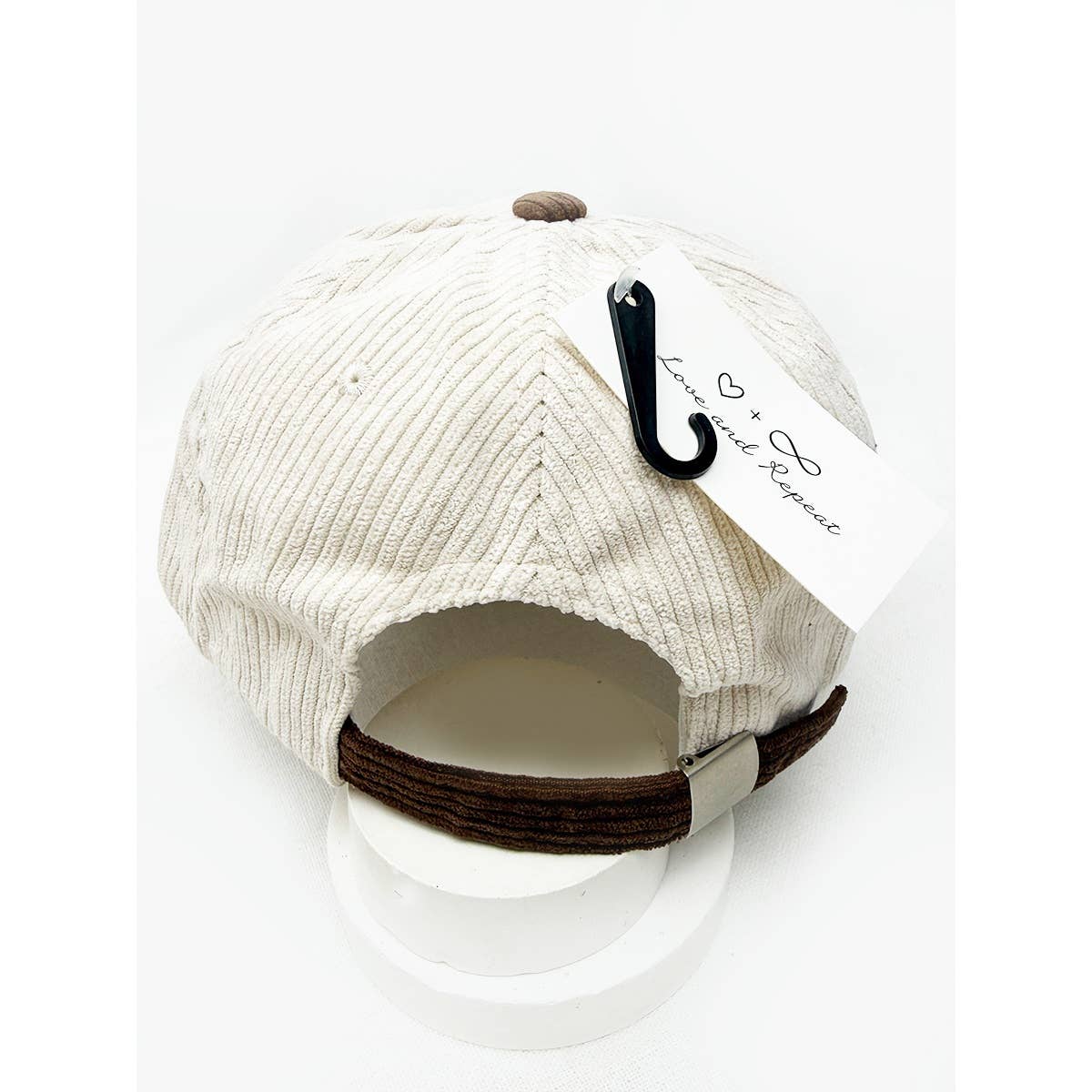 MAMA Embroidered Two Tone Corduroy Baseball Cap