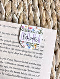 Book Lover Floral Pattern | Magnetic Bookmark