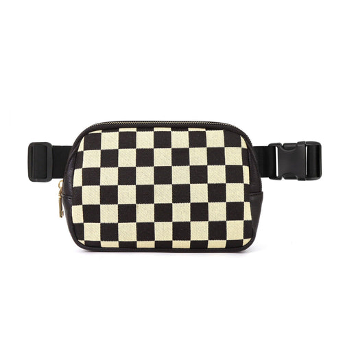 Alva Checkered Belt Bag