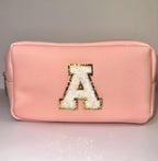 Medium Cosmetics Bag for Women With or Without Personalized Letter Patch
