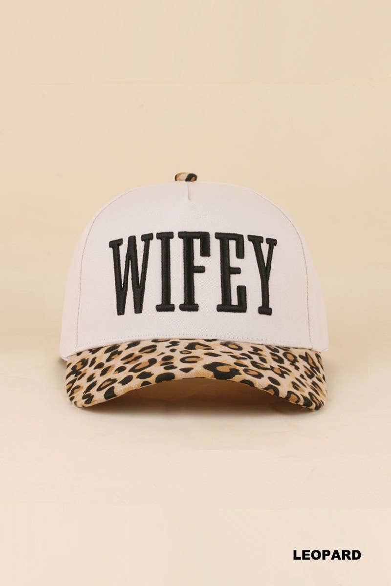 Wifey Embroidered Two-Tone Trucker Hat