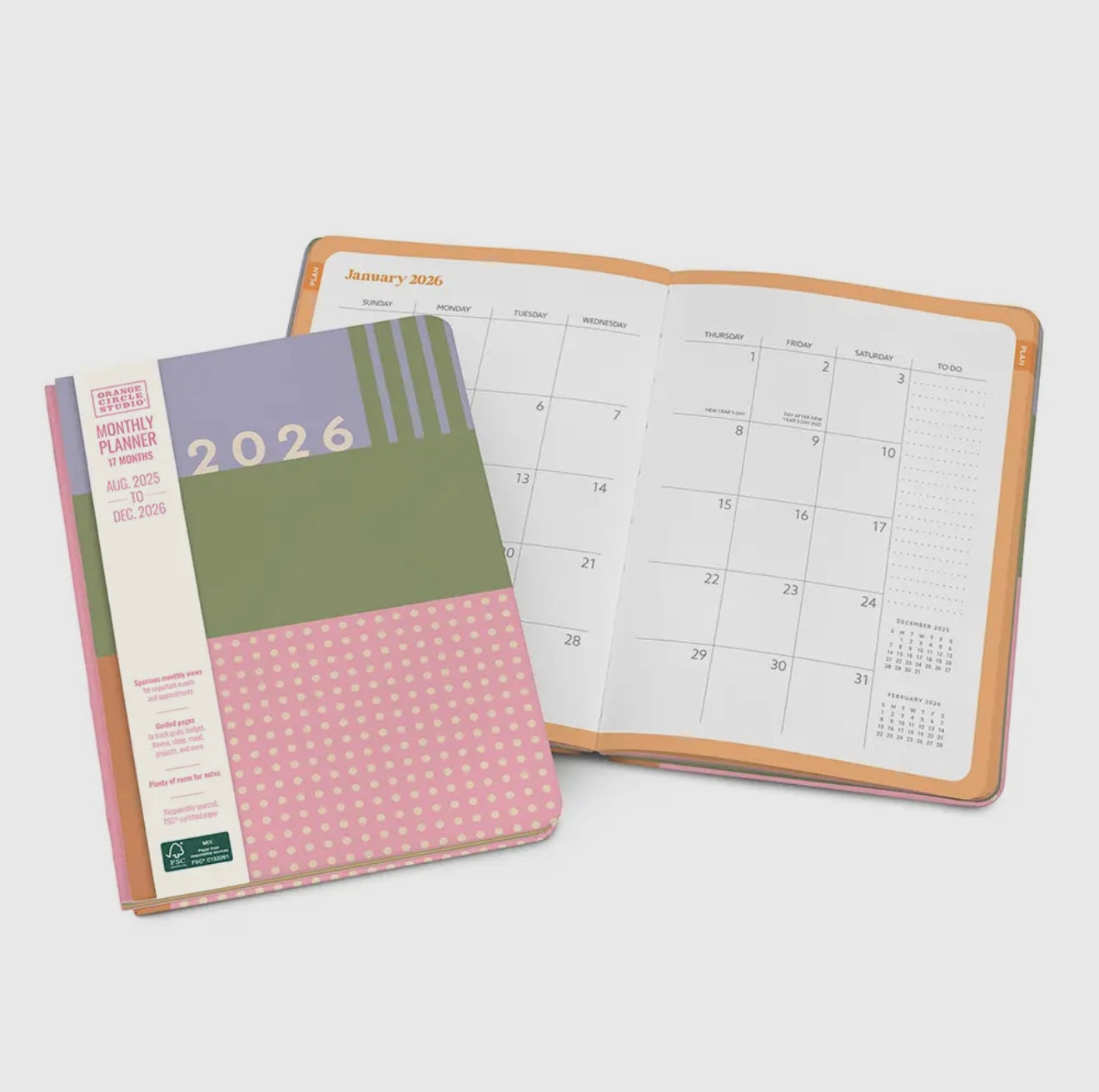 2026 Color Block Good Day Planner