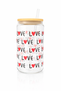 ❤️ Love Glass Cup – 16oz