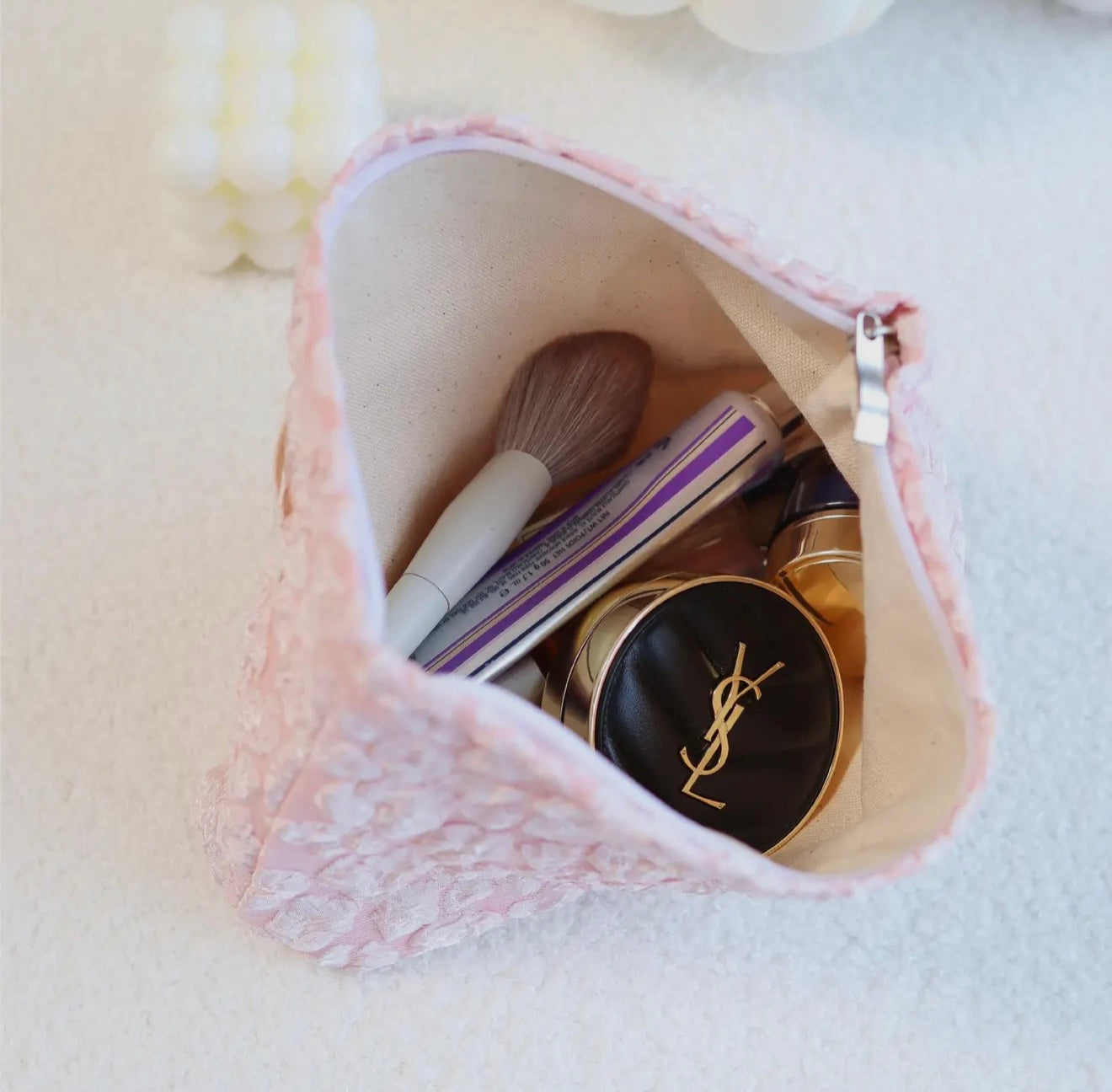 Jacquard Cosmetic & Travel Pouch