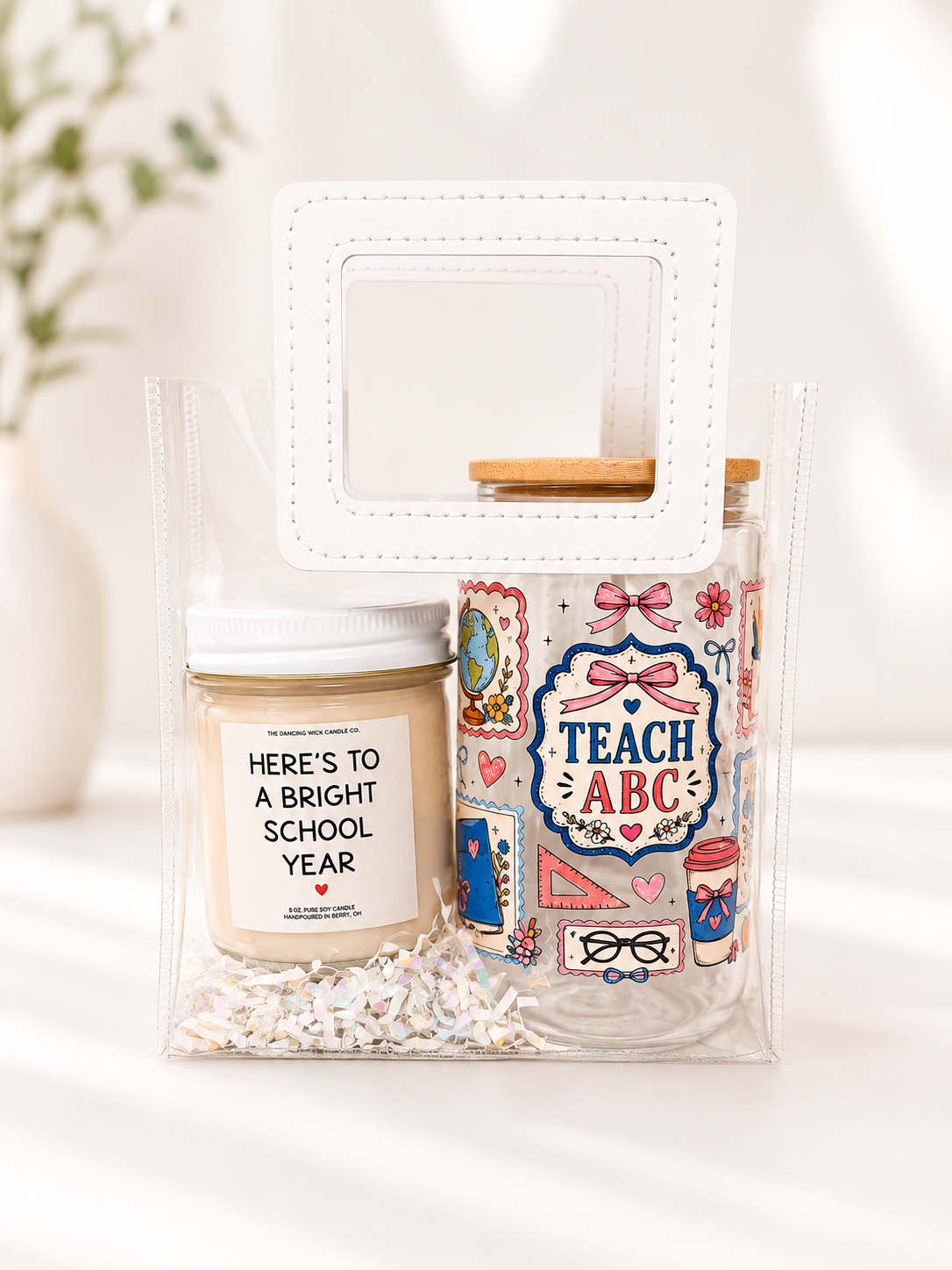 Teacher Gift Tote – “Here’s to a Bright School Year”
