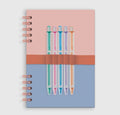Coral & Salt Water Harper Split-Spiral
Notebook & Pen Set