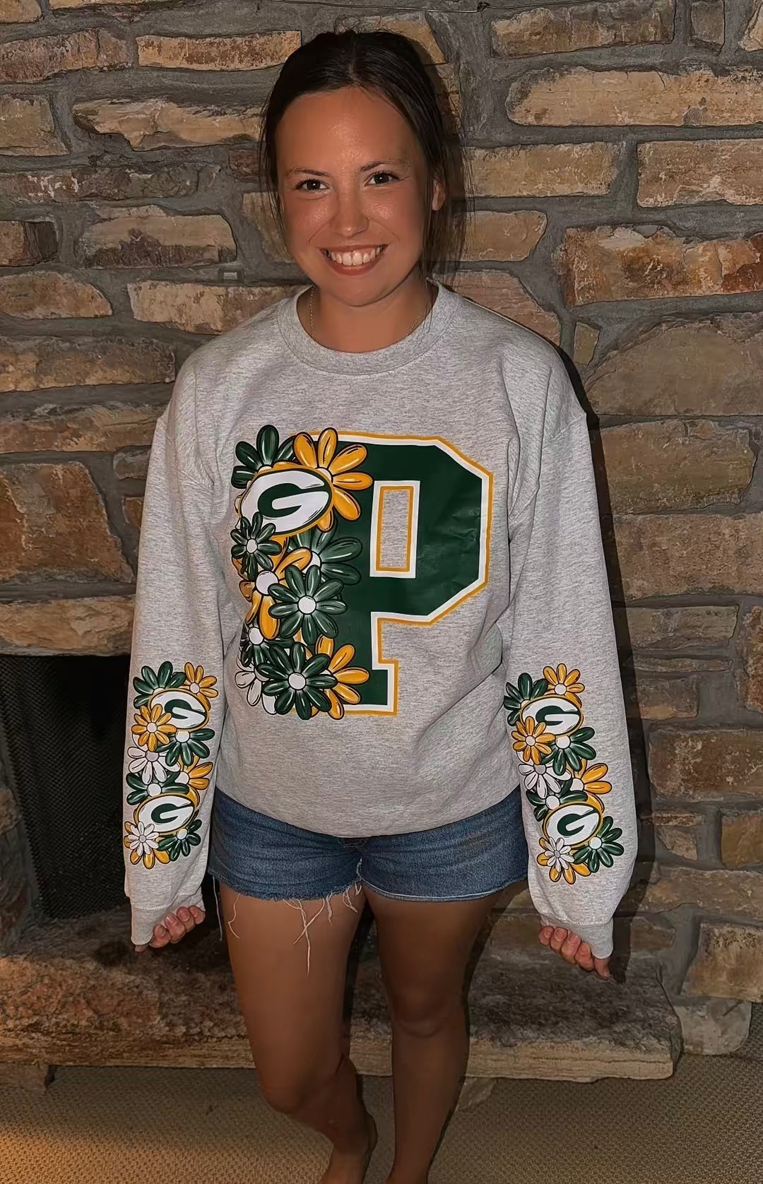 Green Bay Floral - Sweatshirt