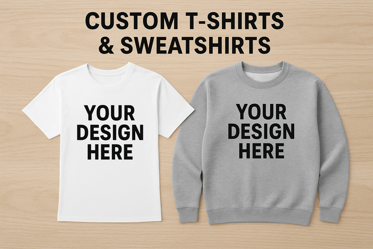 Custom T-Shirts, Crewnecks & Hoodies