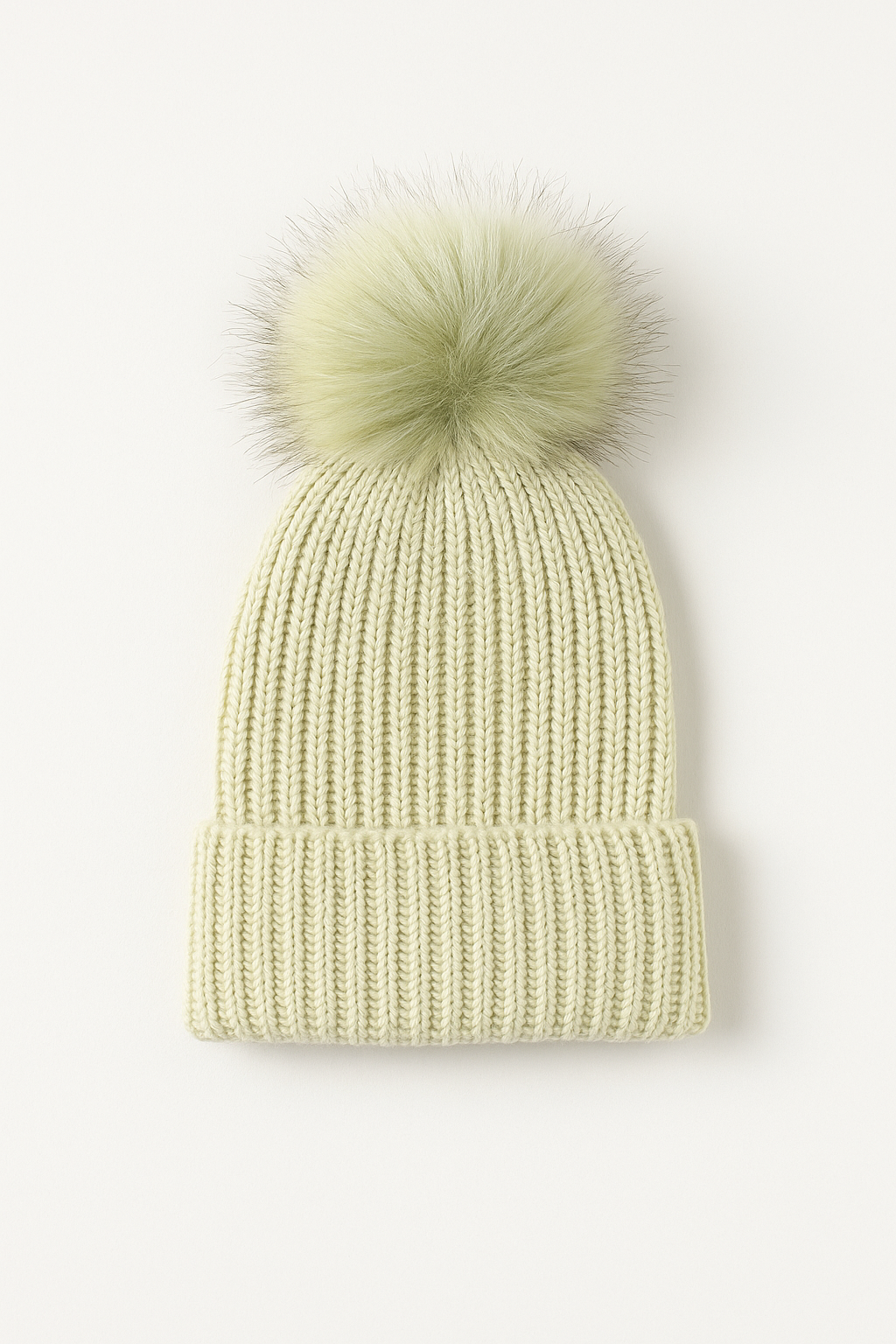 ☁️ Cream Pom Beanie