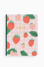 2026 Strawberry Monthly Planner – 17-Month Layout
