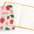 2026 Strawberry Monthly Planner – 17-Month Layout