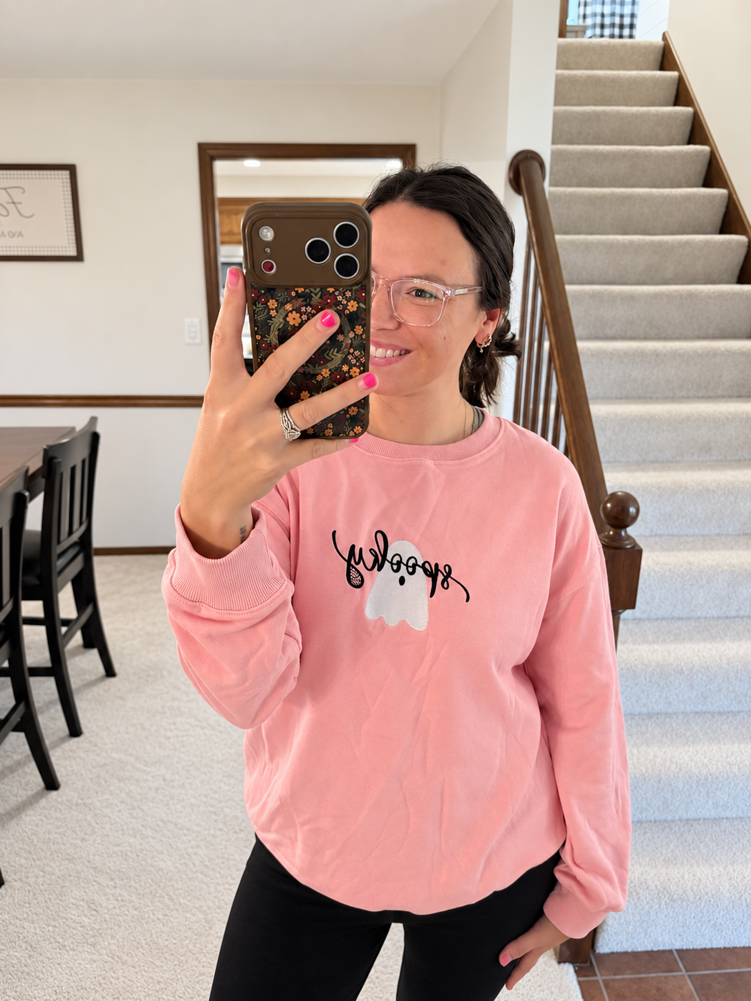 Spooky Embroidered Crewneck