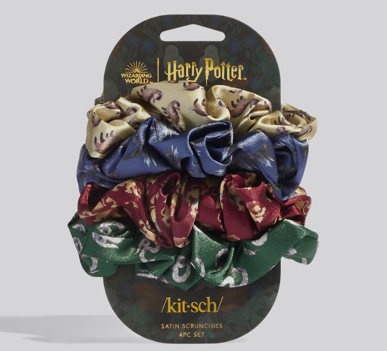 🪄 Kitsch x Harry Potter™ Satin Scrunchie Set