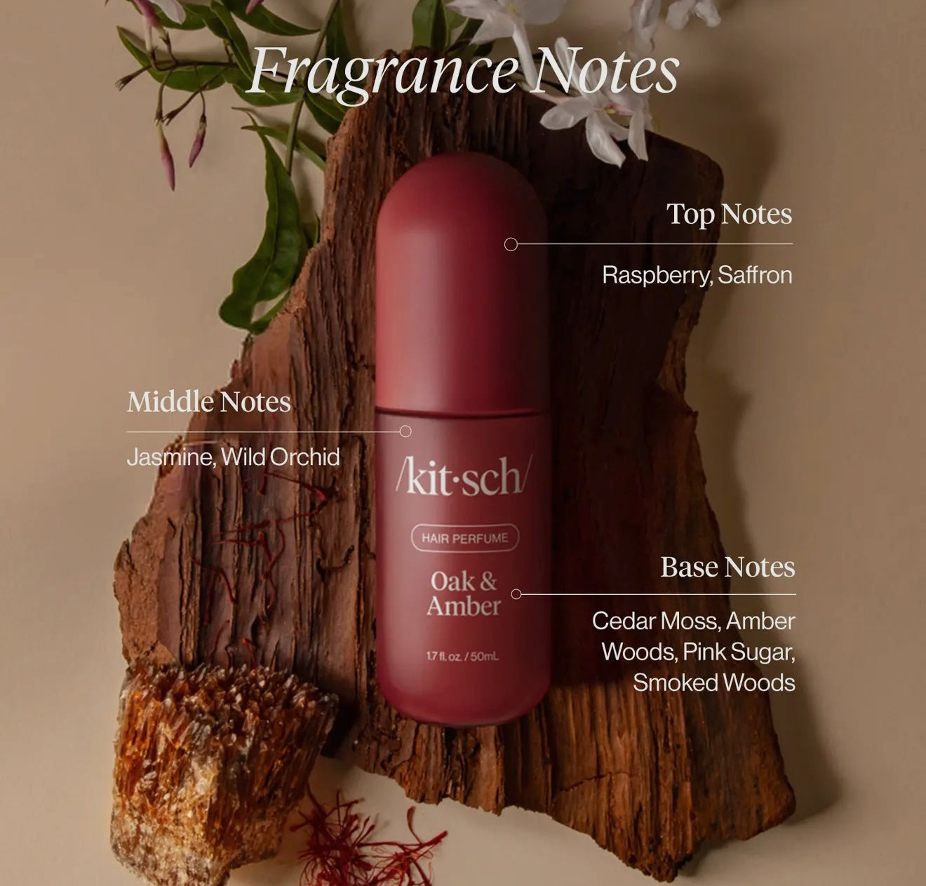 🍂 Kitsch Oak & Amber Hair Perfume