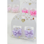 Duo MiniBow Detail Hair Clip Set