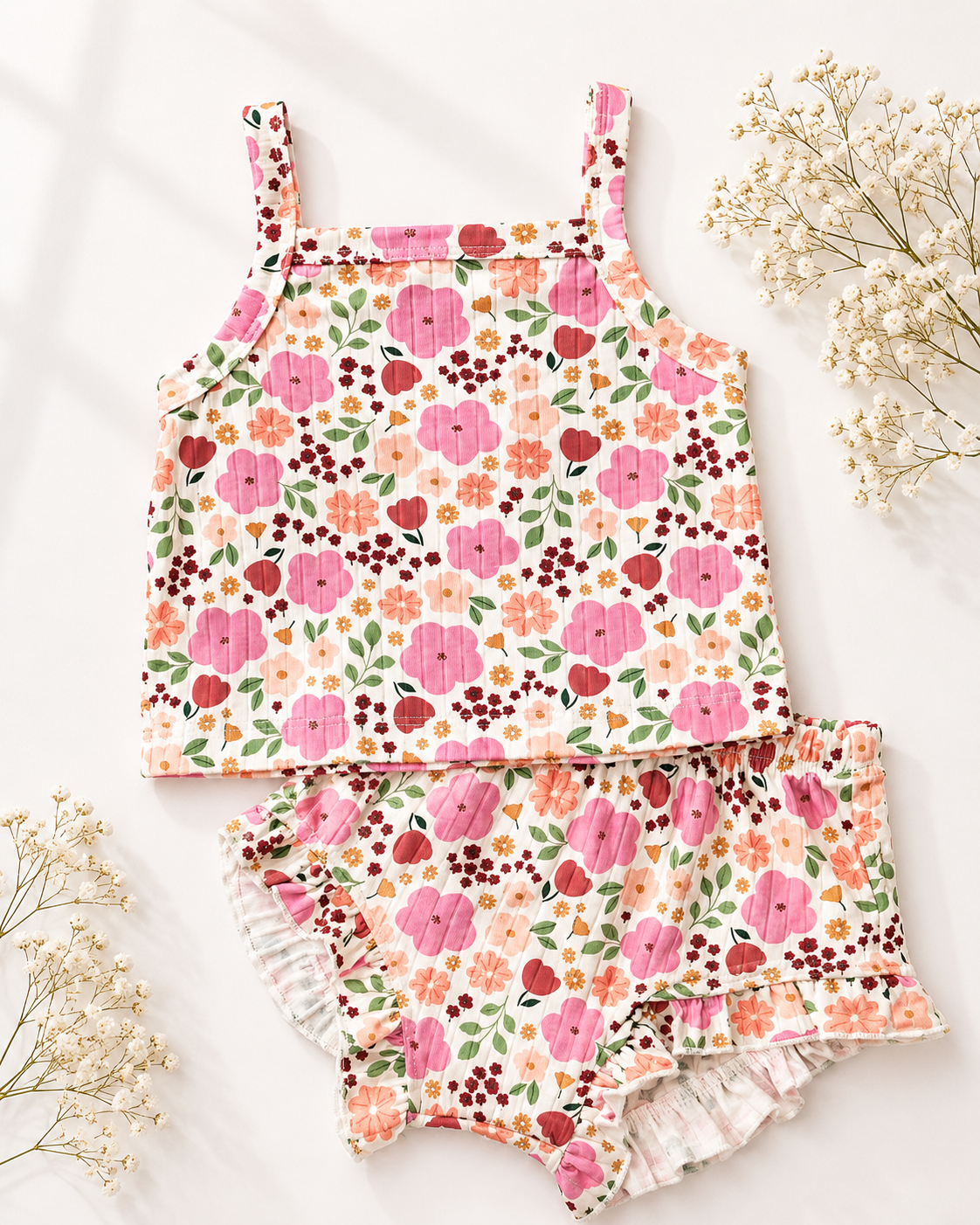 Luna Top & Bloomer Set - Harvest Bloom