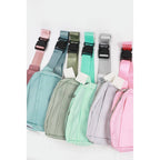 Natural Color Crossbody Belt Bag