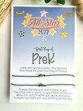 ⭐ First Day of Pre-K Bracelet Mommy & Me Set – All-Star MVP ⭐