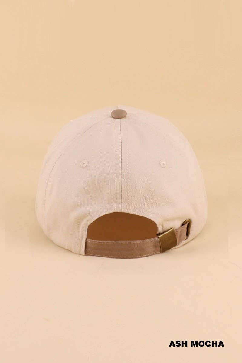Running On Coffee &amp; Jesus Two Tone Cotton Hat