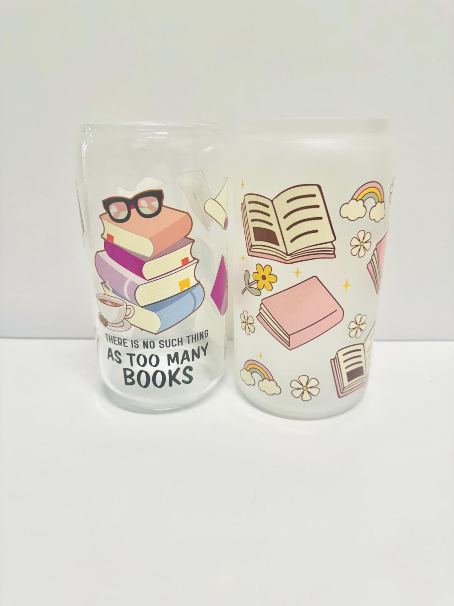 Glass Cup with Bamboo Lid & Reusable Straw “Add-On” Build Your Own Gift Box