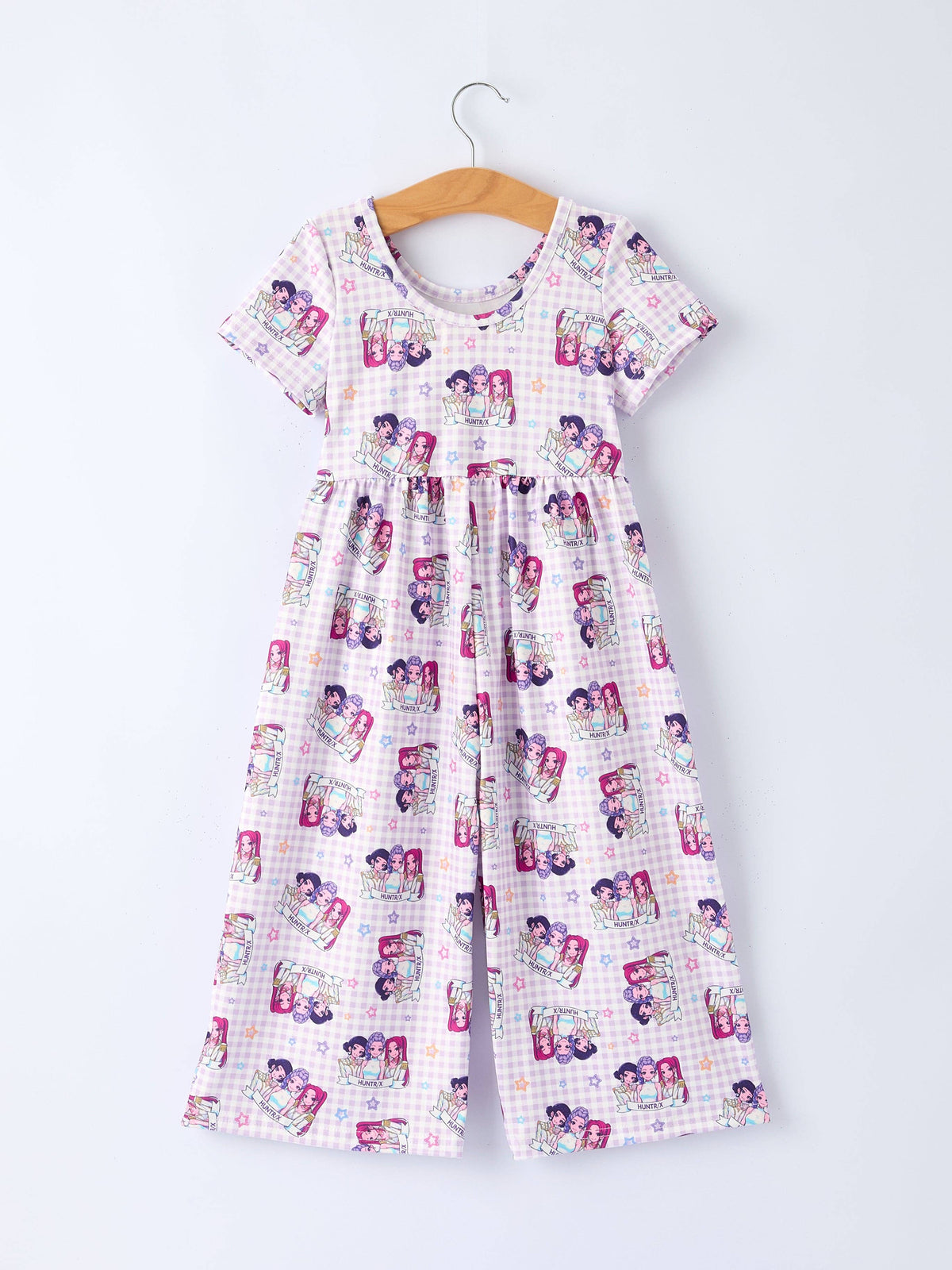 Huntr/x Kids Short Sleeve Girl Jumpsuit With Pockets