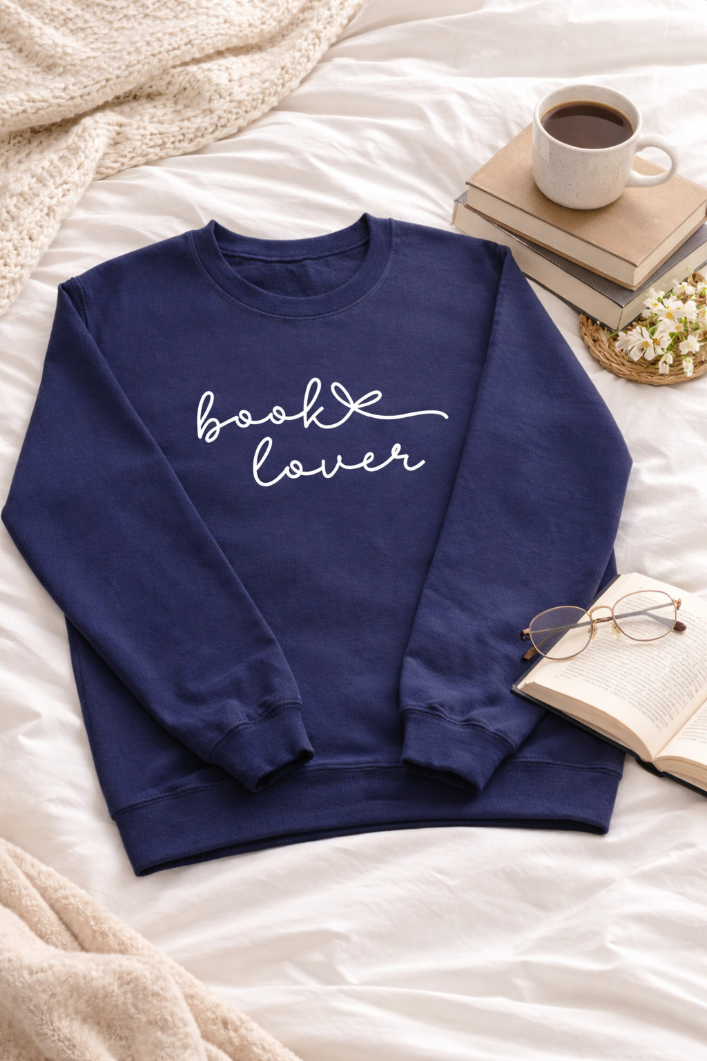 Book Lover Crewneck Sweatshirt