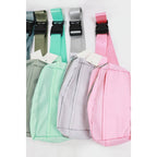 Natural Color Crossbody Belt Bag