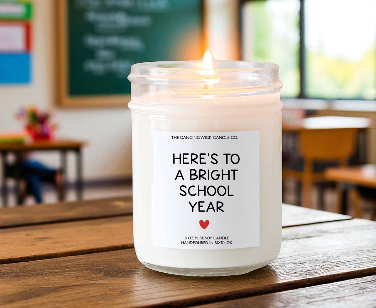 Back to School Gift Candle / Apple Pumpkin Scent